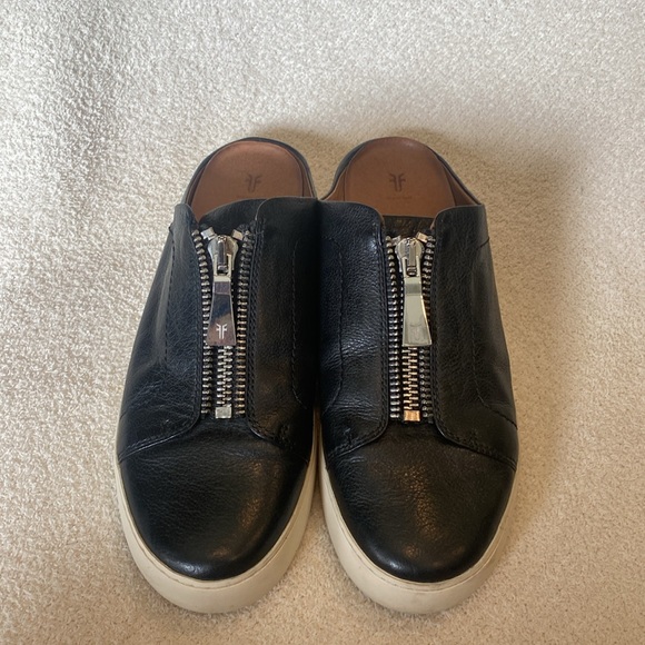 Frye Black sneaks slides-VERY GENTLY WORN - Picture 2 of 7